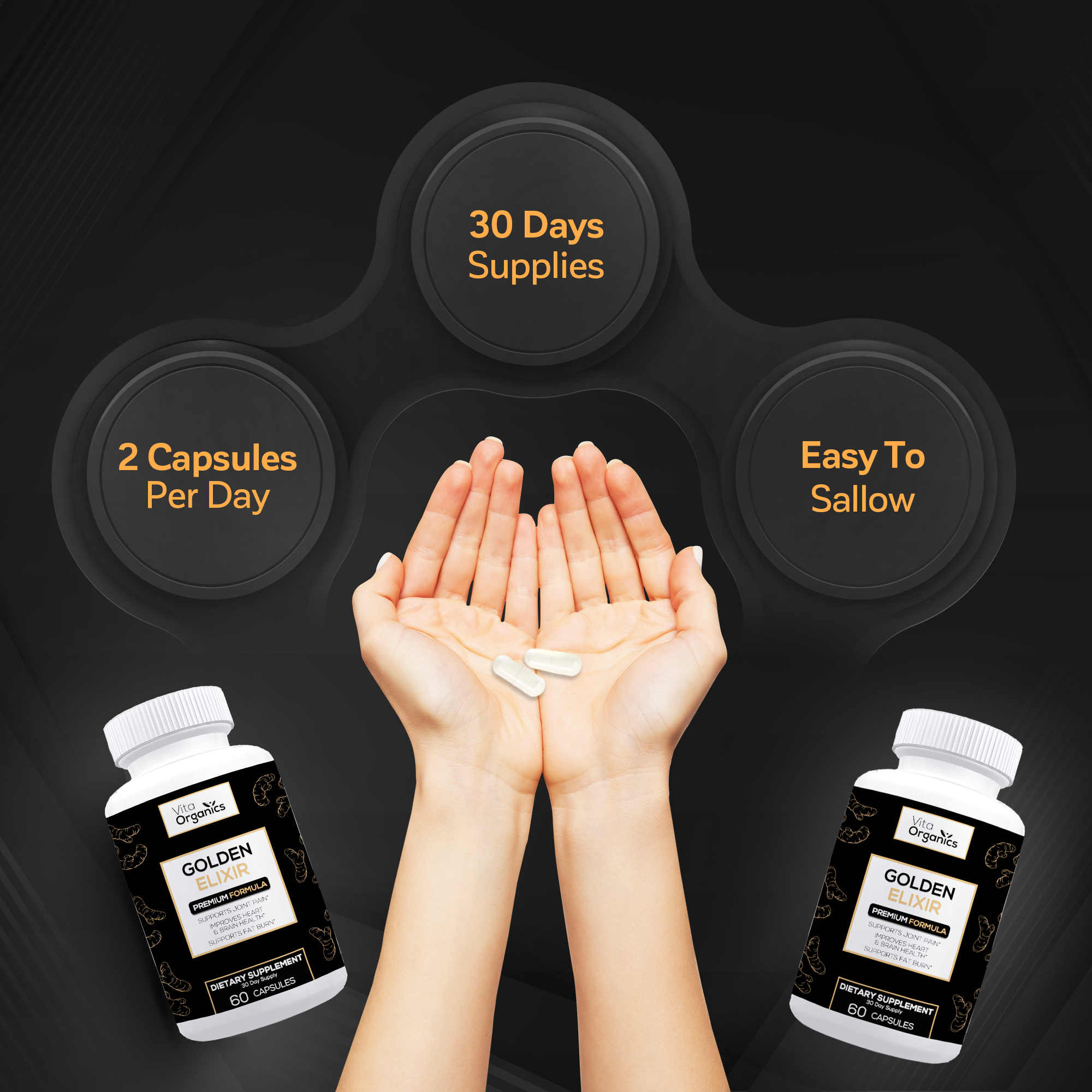 Golden Elixir - Premium Formula for Joints, Anti-Inflammation, and Anti-Aging