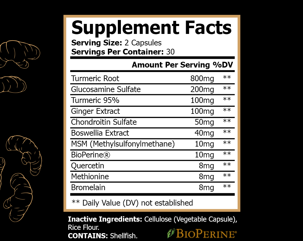 Golden Elixir - Premium Formula for Joints, Anti-Inflammation, and Anti-Aging