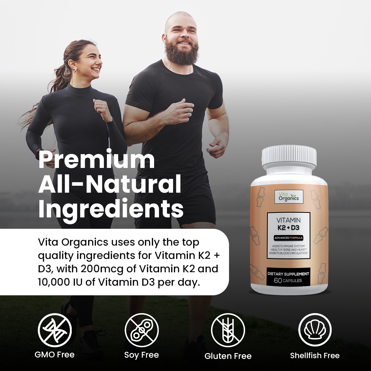 Vitamin D3+K2