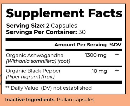 Premium Ashwagandha with Black Pepper