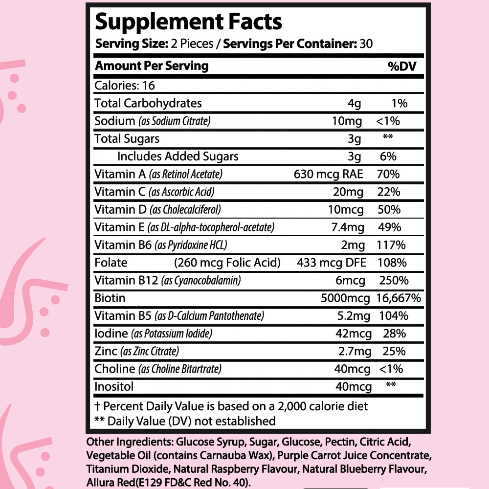 Hair Skin and Nail Gummies