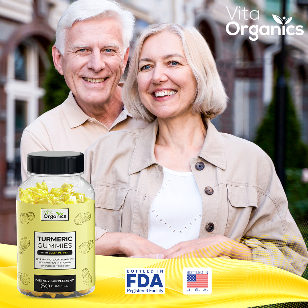 Premium Strength Turmeric Gummies with Black Pepper Extract
